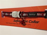 Red Dingo Kattehalsbånd RØD M/FISK